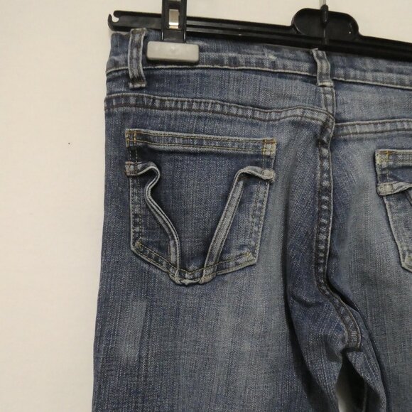 BABY BLUE JEANS | size 25 | Blue Distressed Denim Jeans - Picture 10 of 16